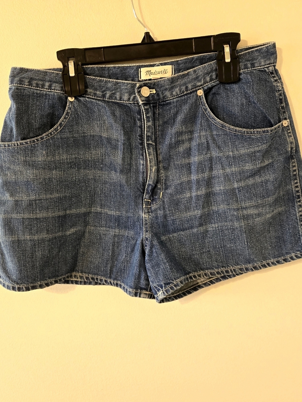 Madewell Denim Shorts Women Size 32 Blue Mid Rise Classic Jean Shorts